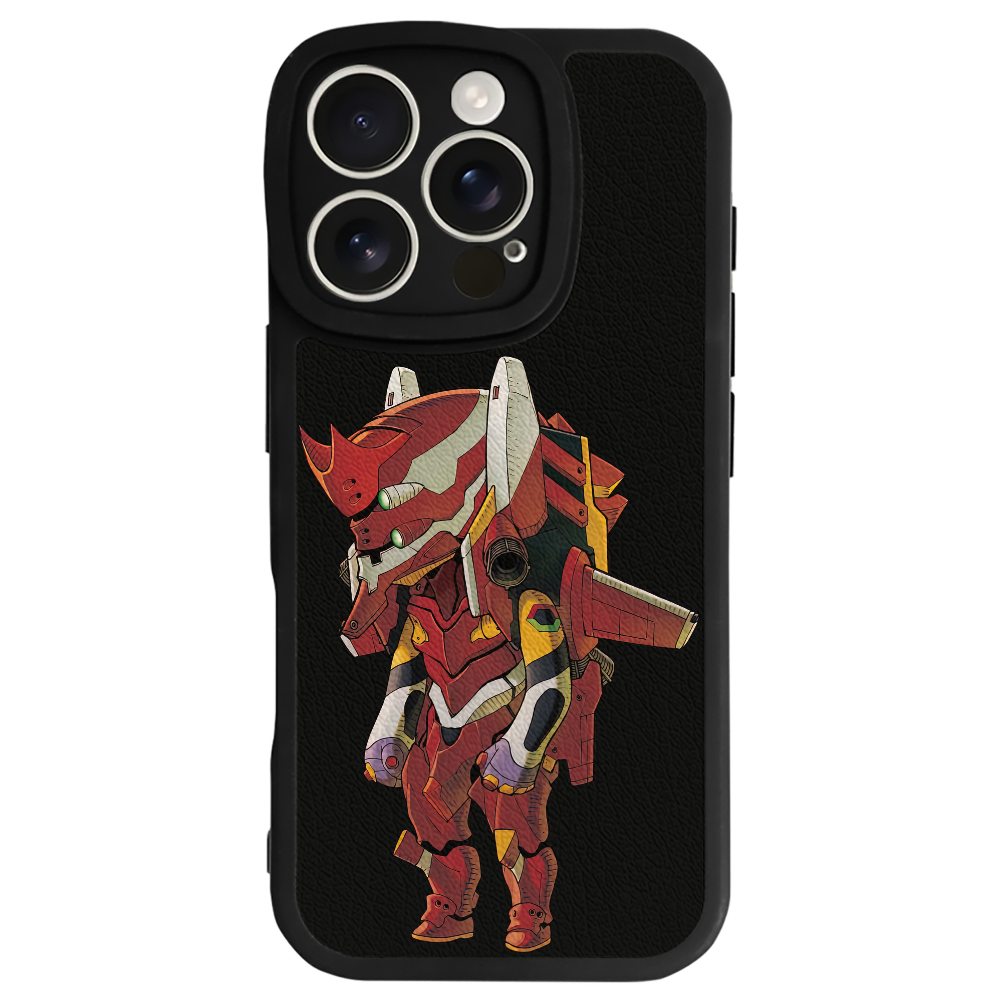 （画像用） EVA 新世紀エヴァンゲリオン 【iPhone 16シリーズ対応】シリコンスマホケース（レザー調） 材質：シリコン